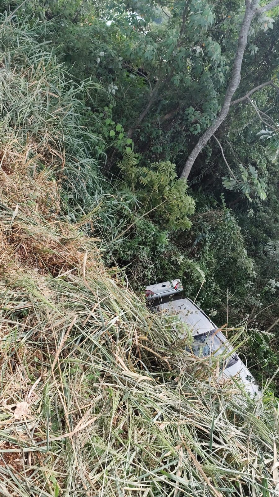 Tomaba mate junto a su auto y el vehículo cayó a un barranco en Corpus Christi 3
